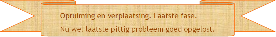        Opruiming en verplaatsing. Laatste fase. 
       Nu wel laatste pittig probleem goed opgelost.      
 - Beschrijving: Briefpapier