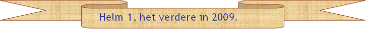      Helm 1, het verdere in 2009. - Beschrijving: Perkament